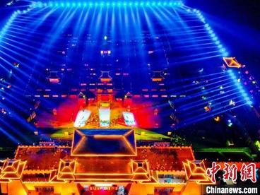 甘肃张掖以汉史为景打造实景秀展丝路文化