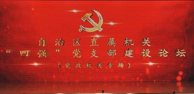 广西壮族自治区直属机关“四强”党支部建设论坛