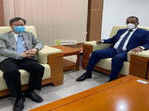 我国驻毛里塔尼亚大使会见毛塔政府政要