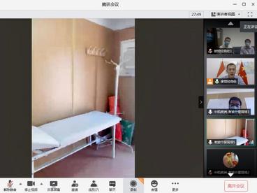 刘波公参视频连线中机考波什堡光伏电站项目施工现场
