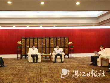 郑人豪姜建军率湛江市党政考察团赴广州市考察学习