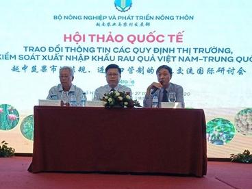越南专家寻找措施加大对中国市场出口越南蔬果的力度