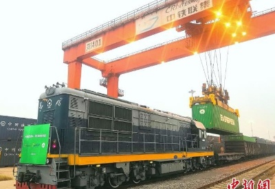 郑州至青岛铁海联运班列发运将出口欧洲 搭建全链条物流通道