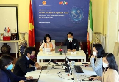 越南与意大利经济合作论坛以视频方式举行