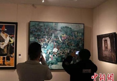 第四届“朝圣敦煌”全国美术作品展15日在甘肃敦煌开幕