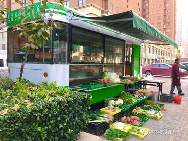 安徽宿州：蔬菜直销车“开”到了市民家门口