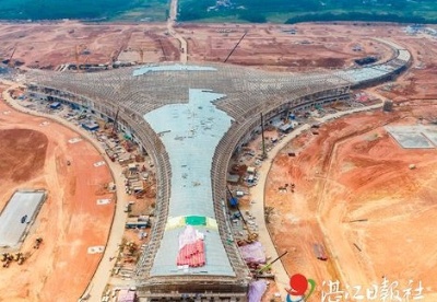 湛江机场迁建项目施工全力推进