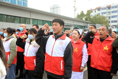 安徽濉溪：展志愿者风采 坚定使命担当