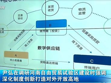 河南省长尹弘在调研河南自由贸易试验区建设时强调 深化制度创新打造对外开放高地