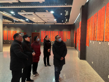 安徽省凤阳县举办迎新春春联展