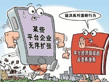 平台经济领域反垄断指南出炉