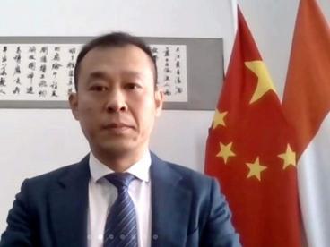 刘波公参出席中国赣州—中东欧国家跨境贸易线上对接会