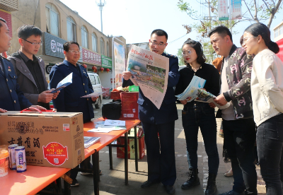 安徽固镇县市场监管局开展知识产权宣传周活动