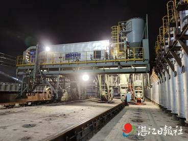 宝钢湛江钢铁三高炉系统项目炼焦工程3B焦炉热负荷试车成功