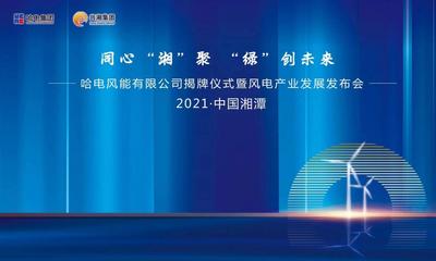 哈电风能有限公司揭牌仪式暨风电产业发展发布会