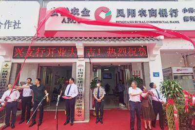 安徽首家乡村振兴特色支行在小岗村挂牌开业