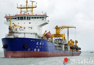 湛江港40万吨级航道工程将于今年6月试运行