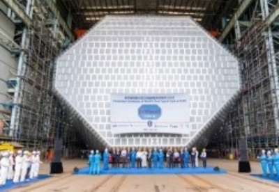 江南造船全球首制VLEC B型舱完工