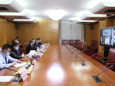 国家发展改革委副主任宁吉喆视频会见阿联酋工业与先进技术部部长苏尔坦