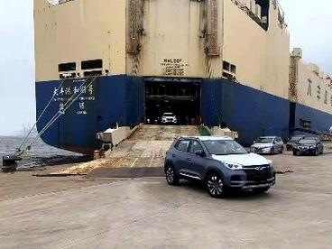 辽港集团商品车外贸业务再迎新货源