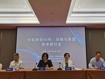 “中非邦交65年：回顾与展望”学术研讨会举行