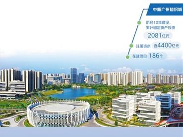 中新广州知识城建设具有全球影响力的国家知识中心——打造湾区创新策源地  