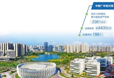 中新广州知识城建设具有全球影响力的国家知识中心——打造湾区创新策源地  