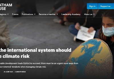 国际体系应该如何应对气候风险