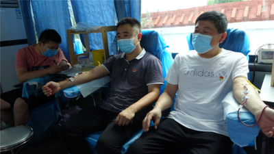 淮北杜集区纪检监察系统：无偿献血传递爱心