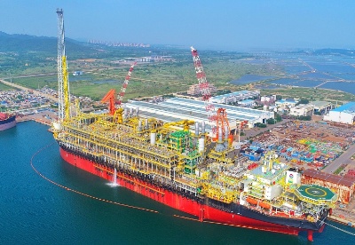 全球最大“海上石油工厂”在大连顺利交付