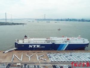NYK出口航线在南沙汽车口岸成功首航