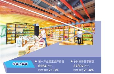 我国农业农村具有巨量资源和市场