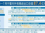 1—7月宁夏对“一带一路”国家出口量质“双提升”