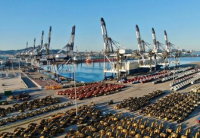 山东港口开通首条欧洲滚装航线
