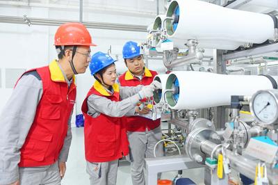 位于安徽宣城的±1100千伏古泉换流站输送电量达1000亿千瓦时