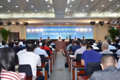 安徽“专精特新”企业资本市场培训暨徽商服务卡发放仪式在肥举行