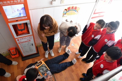 安徽巢湖：公办中小学校“急救神器”将实现全覆盖