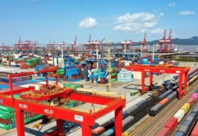 宁波舟山港集装箱海铁联运业务量突破100万 超去年全年