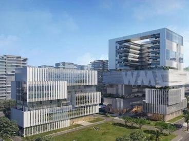 世界气象中心粤港澳大湾区分中心项目进入主体结构施工