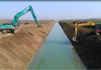 安徽蒙城：实施水系连通 助力乡村振兴