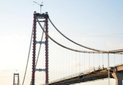 川企承建的土耳其1915恰纳卡莱大桥成功合龙