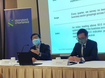渣打发布最新大湾区营商景气指数 香港现状指数增2.5%