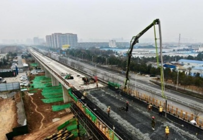 滁宁城际铁路二期工程全线桥梁主体结构全部完工
