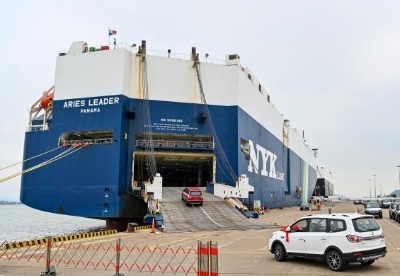 广州港集团1月外贸汽车滚装出口近1.4万辆 创历史新高