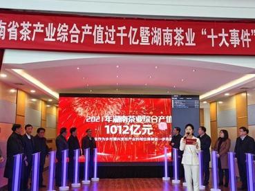 2021年湖南茶业综合产值达到1012亿元 系首破千亿