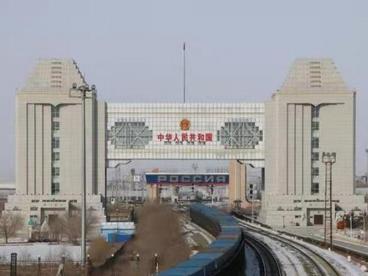 满洲里口岸中欧班列运输首月开门红