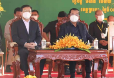 中国援建柬埔寨7号公路项目7日正式通