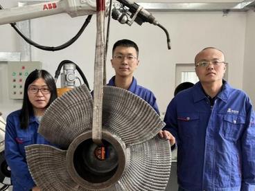 中国首台3D打印轴流式水轮机真机转轮制造完成
