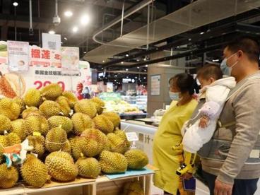 疫情持续致泰国榴莲对华出口一波三折 但销售走旺