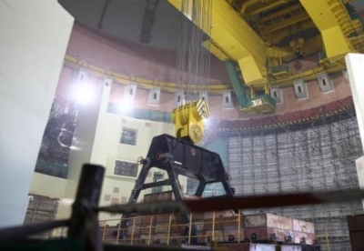 粤港澳大湾区首台“华龙一号”核电机组首个重大设备安装完成